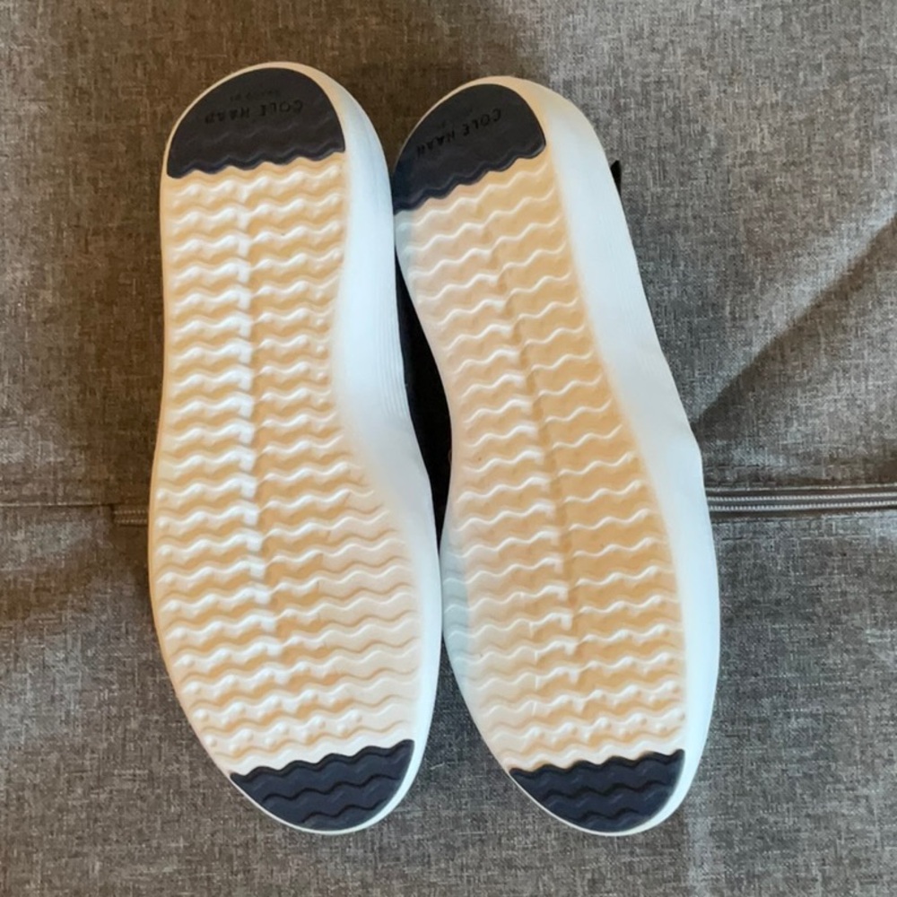 Cole Haan Women Navy Slip-On GrandOs Loafers - Picture 3 of 3